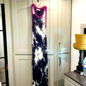 Natural Life tie dye maxi dress M